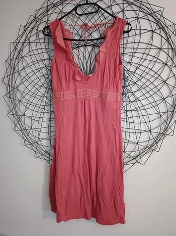 Chemise de nuit rouge gorge taille S