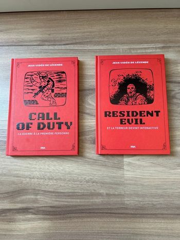Lot de 2 livres Jeux Vidéos Édition Jeux vidéo et légende RBA