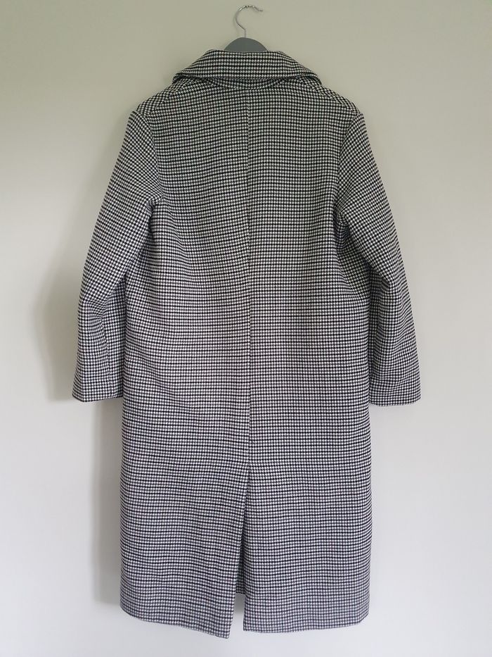 Manteau long pied de poule Kiabi M - photo numéro 2