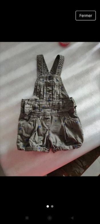 Salopette short