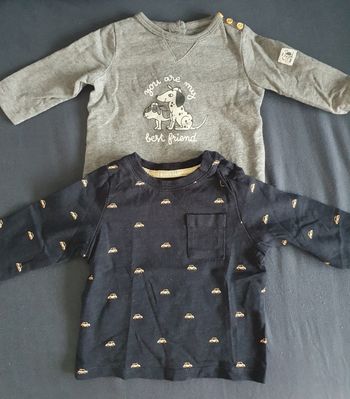 2 t.shirts Ml T.3M