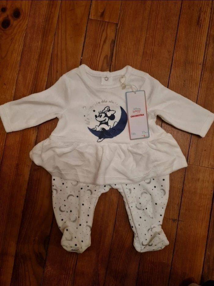 Pyjama minnie orchestra taille 1 mois neuf