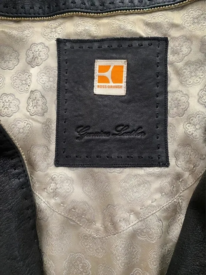 Perfecto en cuir Boss Orange taille 38 - photo numéro 4