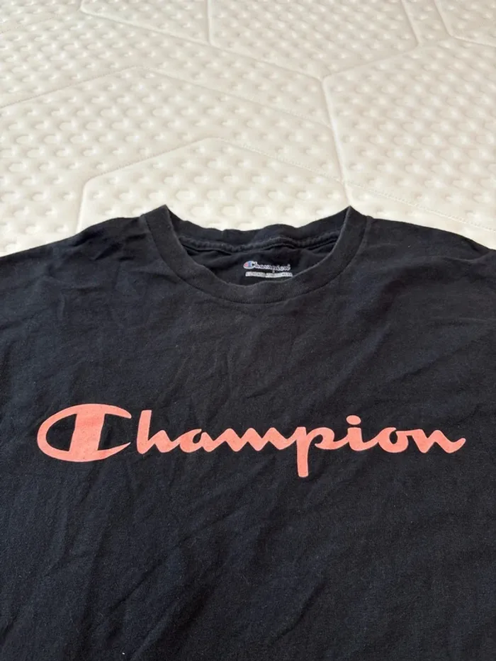 T-shirt pour homme Champion taille XXL noir - photo numéro 2