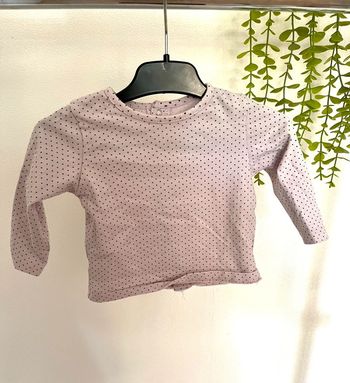Très beau haut à longue manche bébé fille
