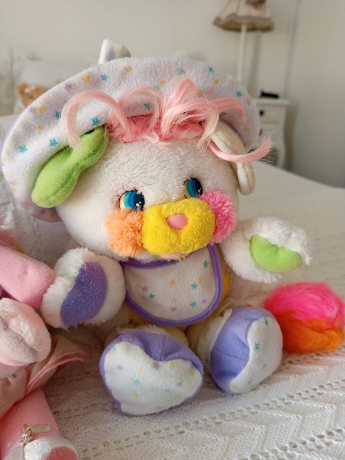Lot peluches Popples, bébé et danseuse - photo numéro 3