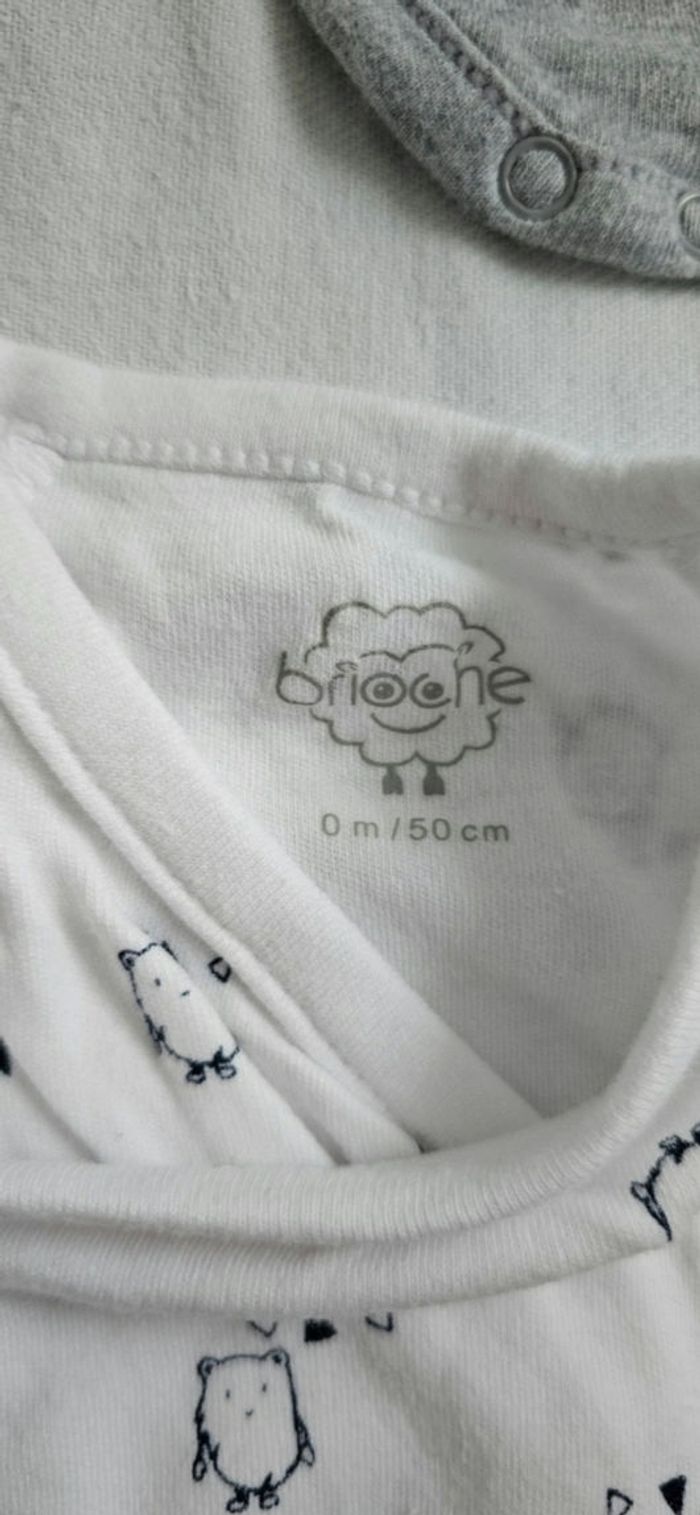 Lot de 3 bodies bébé à manches longues très  Bon état - photo numéro 6