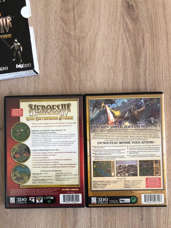 Jeux pc vintage coffret gold édition Heroes IV4 - photo numéro 4
