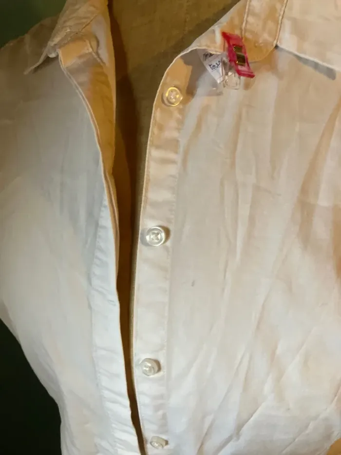 Chemise blanche manche longue @ - photo numéro 2