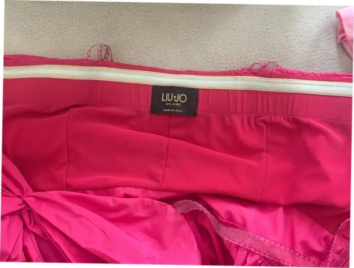 Élégante robe longue Liu Jo – Rose fuchsia – Taille 36 - photo numéro 9
