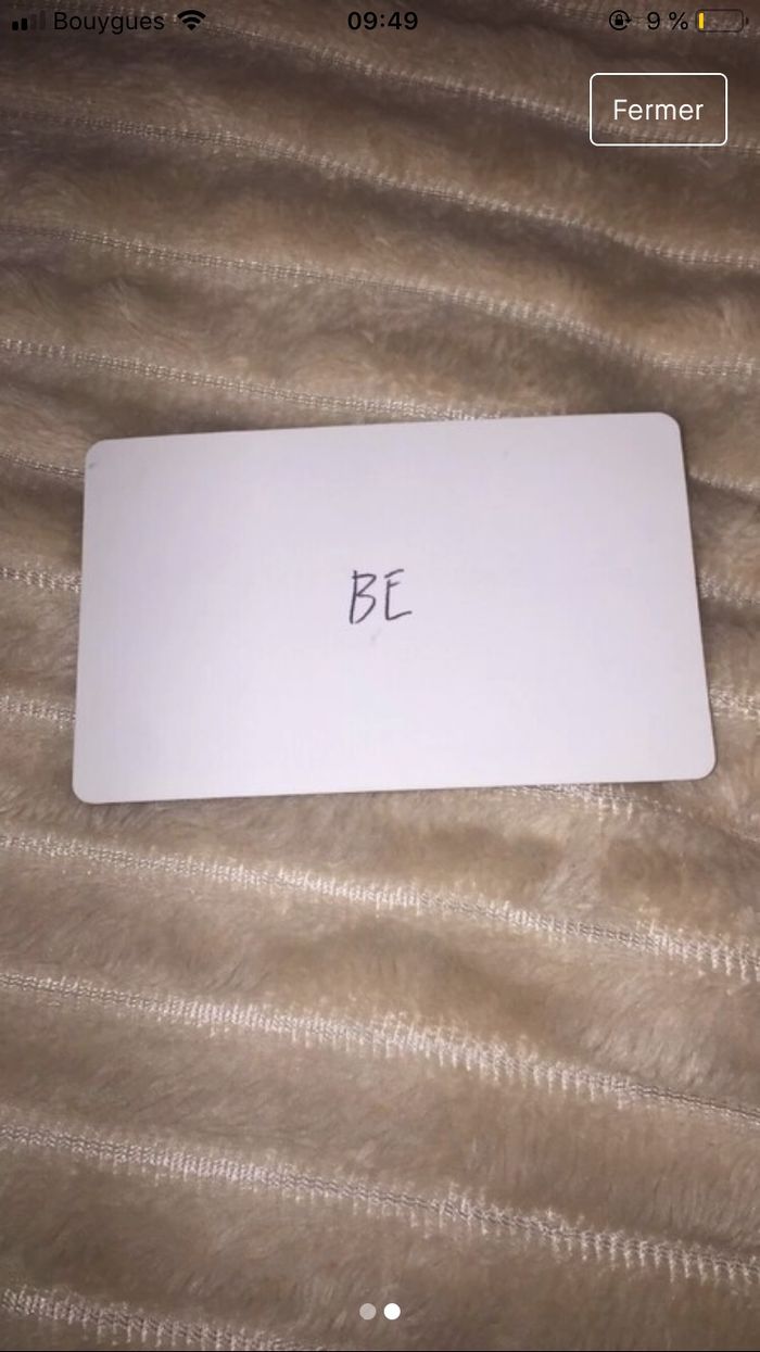 photocard bts suga - photo numéro 2