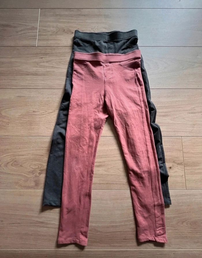 2 legging épais fille 8 ans