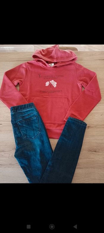 Pull et jean legging