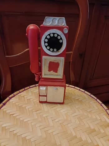 Decoration téléphone vintage 30 cm
