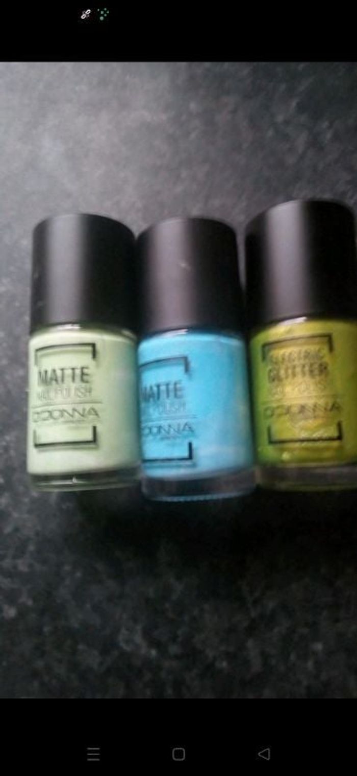 Lot de 3 vernis à ongles