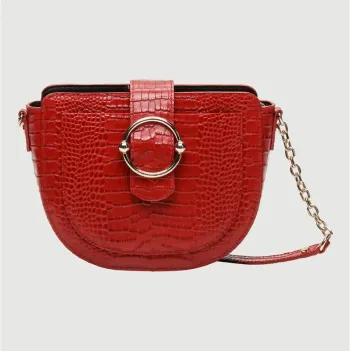 Claudie Pierlot, sac en cuir rouge