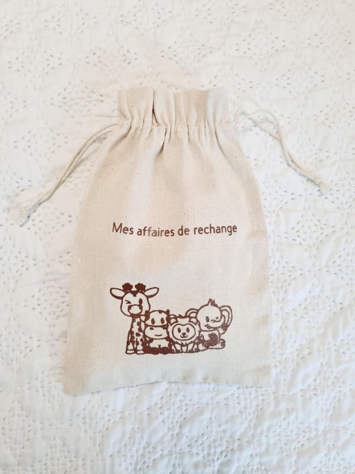 Pochon personnalisé en coton - photo numéro 2