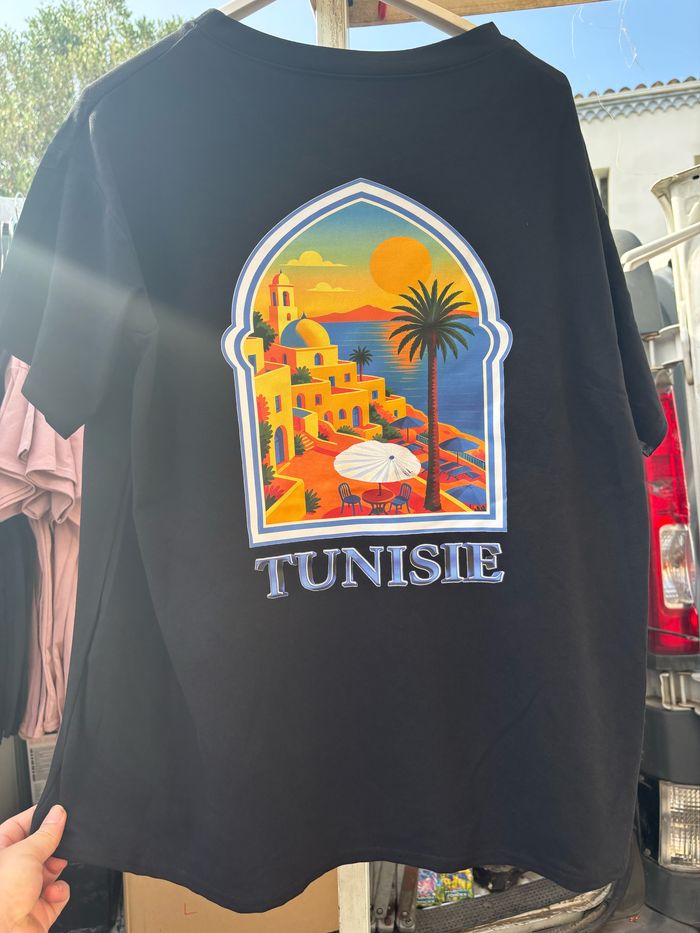 T shirt Tunisie noir