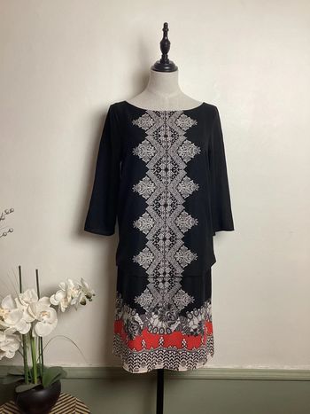 Robe noire à motifs Kookaï 36