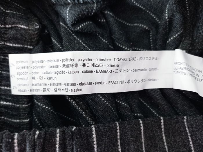 PANTALON STRADIVARIUS Gris Rayé. - photo numéro 8