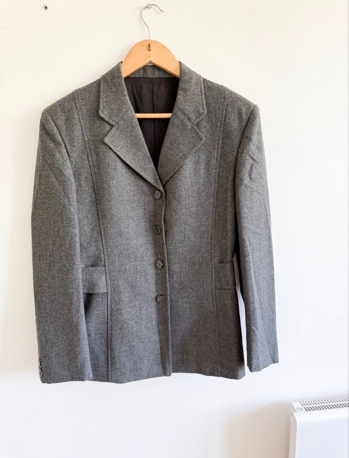 Blazer gris avec boutons - boutique indépendante Taille 38 M - comme neuf - photo numéro 1