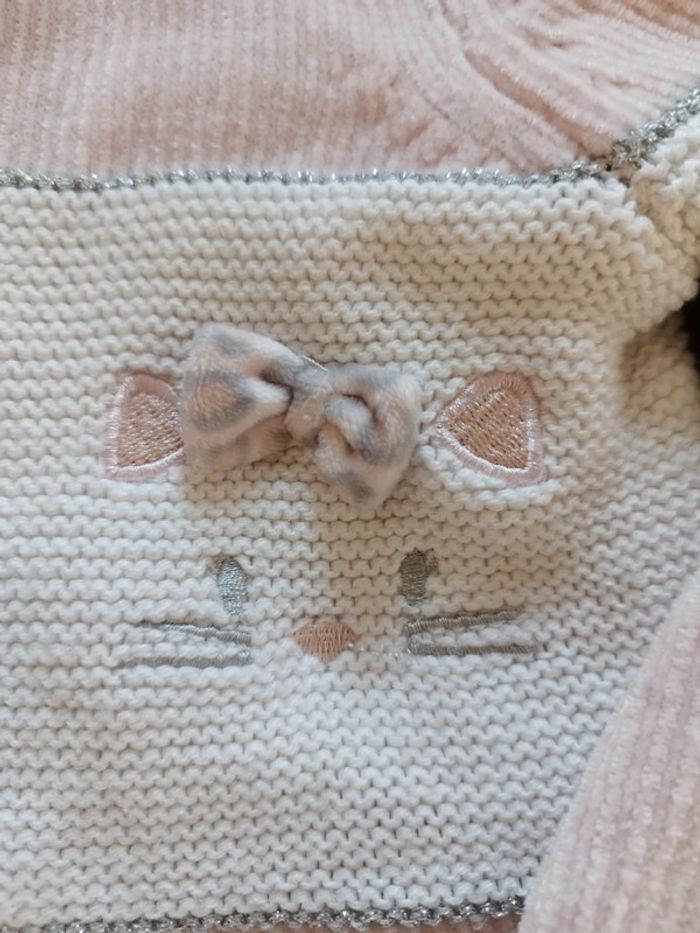 Gros gilet "Chat" 18 mois - photo numéro 2