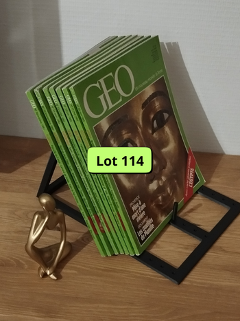 Lot de 7 revues Géo année 1982-83 L0114