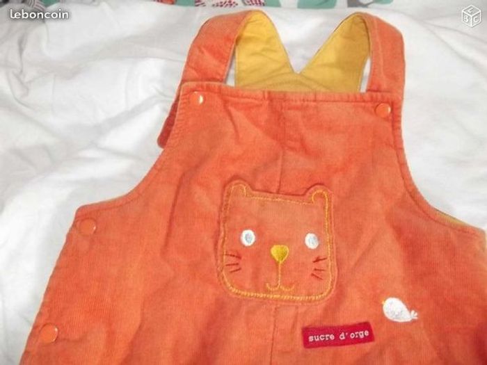 Salopette hiver Mixte, Sucre d'orge, taille 6 mois - photo numéro 2