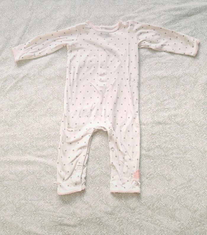 Pyjama à crème à pois Sergent Major 9 mois