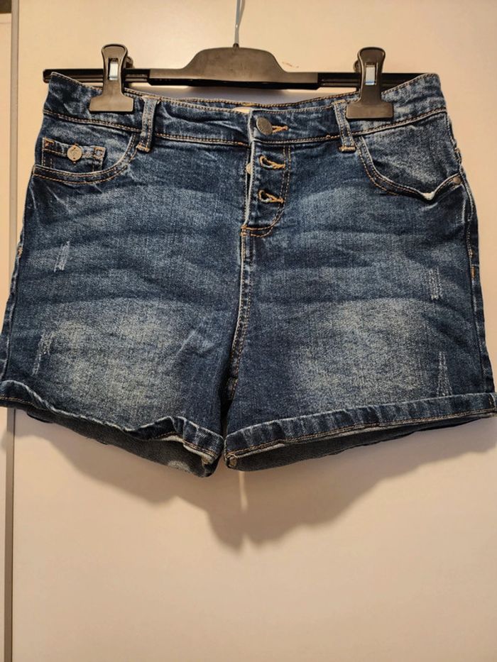 Short en jeans