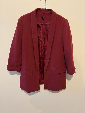 Blazer Kiabi bordeaux
