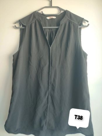 Blouse noire Camaïeu