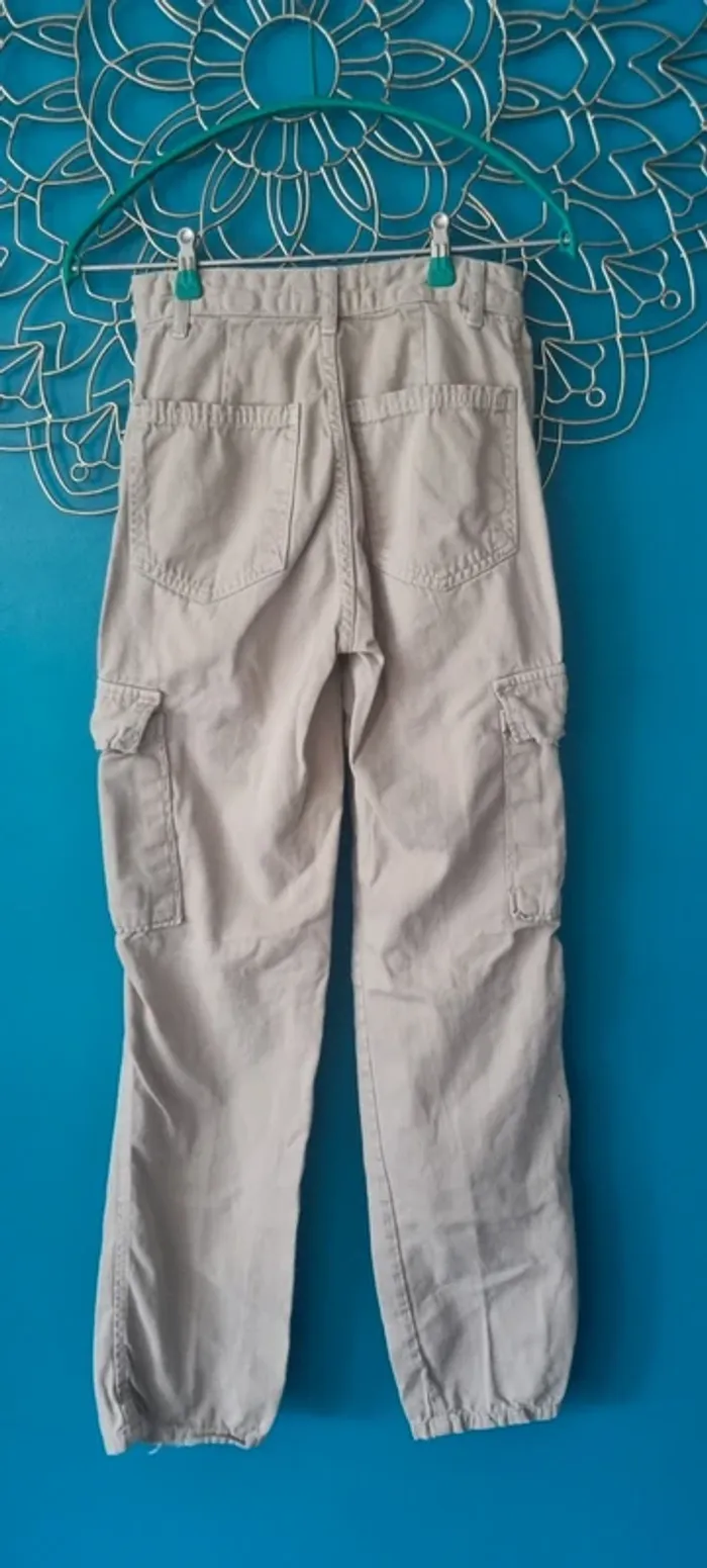 Pantalon cargo fille 34 - photo numéro 3