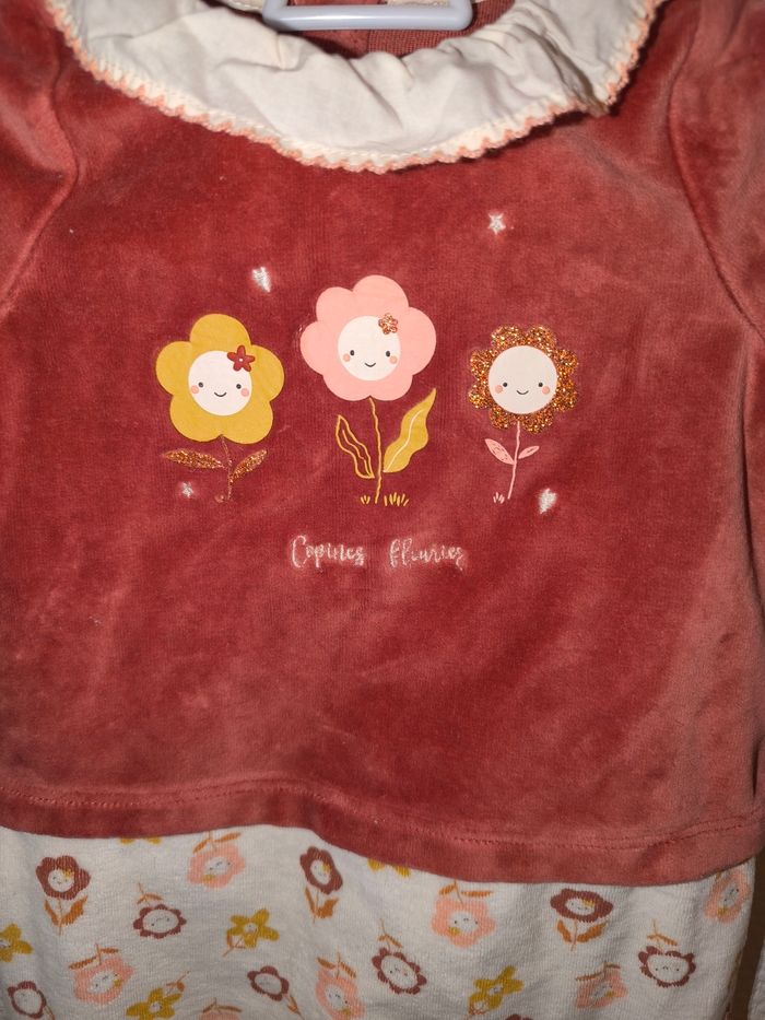 Pyjama velours sergent major 3 mois - photo numéro 2