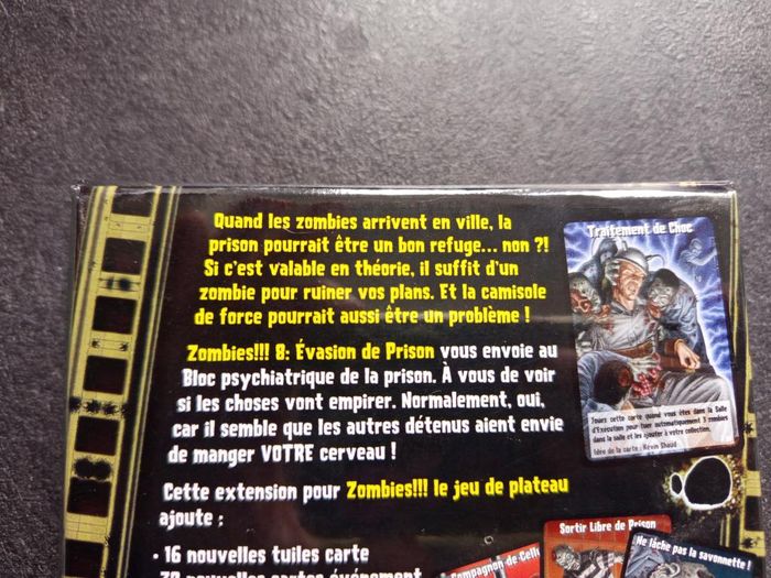 Jeu de cartes - Zombies !!! -  Evasion de prison - Neuf sous blister - photo numéro 4