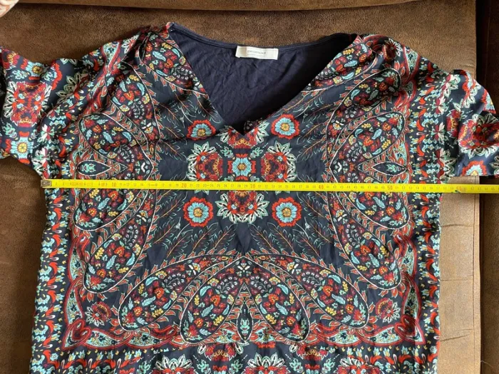 Haut motifs bohème fleurs promod T xl - photo numéro 6