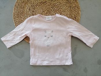 Tee-shirt manches longues fille 9 mois Kiabi