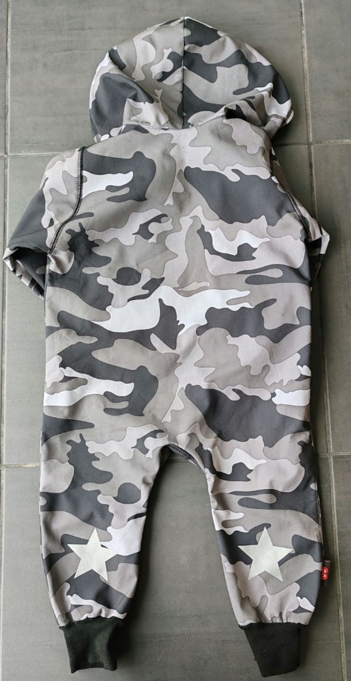 Combinaison de pluie IELM camouflage gris et blanc - photo numéro 5
