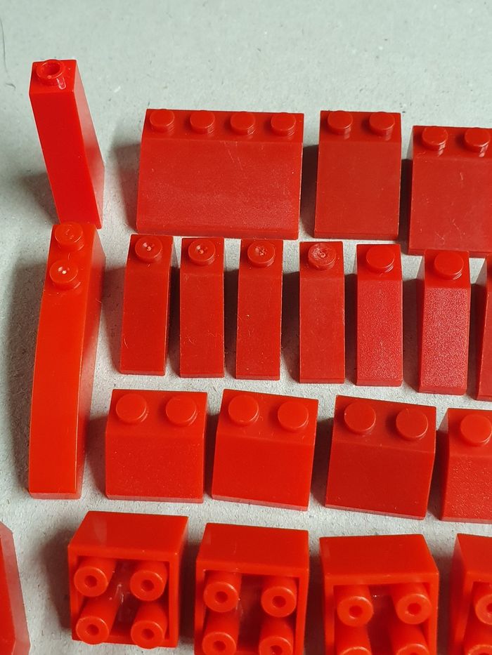 Lot de 49 pentes rouges - photo numéro 3