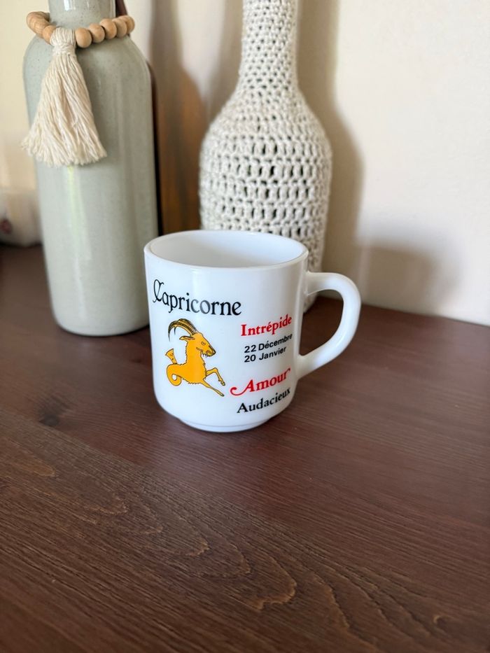 Mug signe du zodiaque Capricorne - Vintage