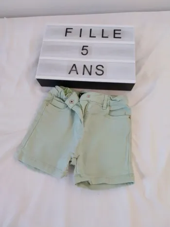 Short fille 5 ans