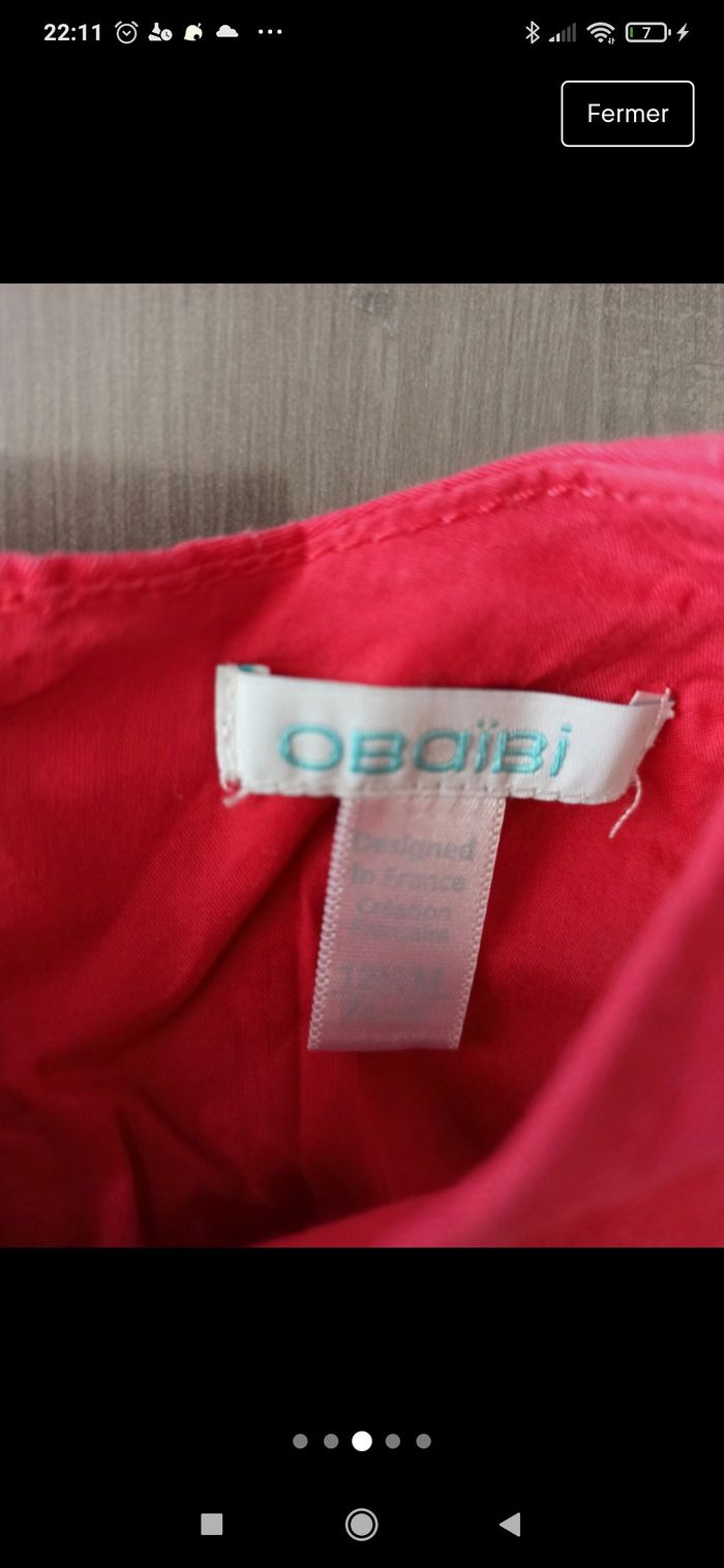 Robe Okaïdi 12 mois - photo numéro 3