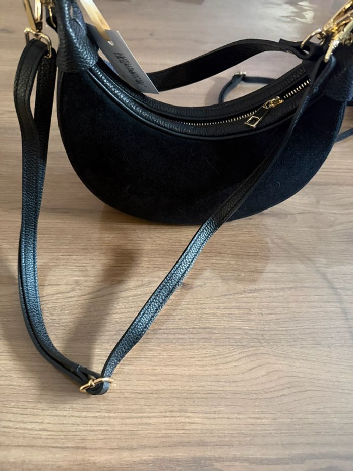 Petit sac à main forme lune