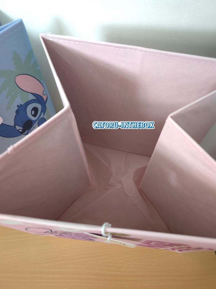 Cube de rangement / Storage cube Disney Stitch & Angel | 30x30 - photo numéro 5