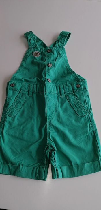 salopette courte obaibi 18 mois