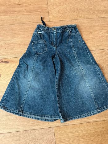 Jupe culotte en jeans okaidi en 4ans