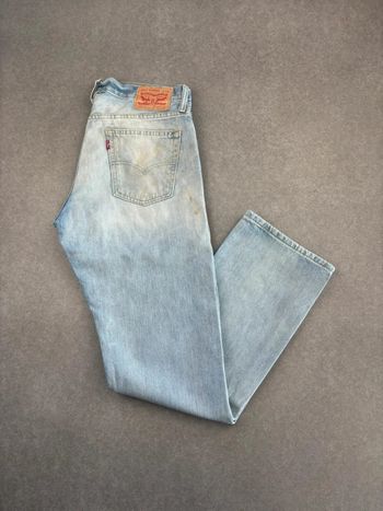 Jean pantalon coupe droite 514 levis bleu W34 L32