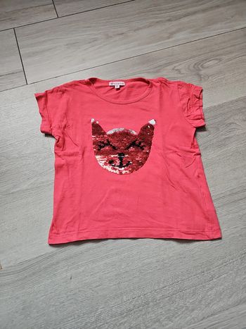 Tee shirt fille 5 ans à sequins reversibles u essentiel