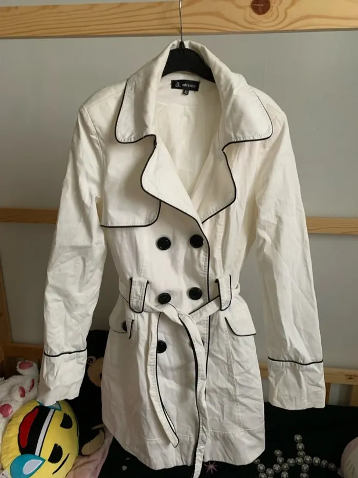 Trench blanc
