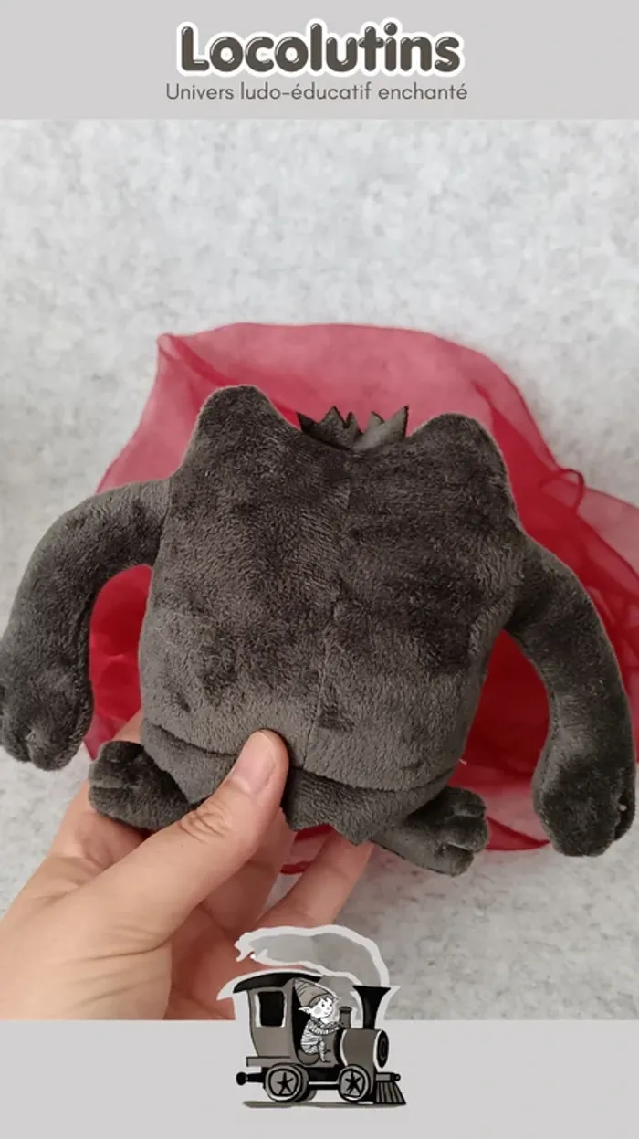 🚂 Peluche la couleur des émotions - peur - photo numéro 5